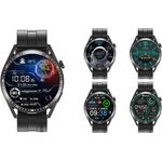 Tracer Smartwatch SM8V ONYX, Standby-Modus bis zu 18 Tage, 1,28 Zoll HD, Taschenlampe, schwarz