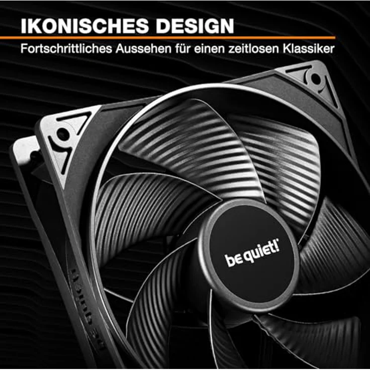 be quiet! Pure Wings 3 120mm PWM Reverse Lüfter Triple Pack, 3 Lüfter mit invertierten Lüfterblättern, optimierter Rahmen, hohe Kühlleistung, geringe Geräuschentwicklung – Bild 5
