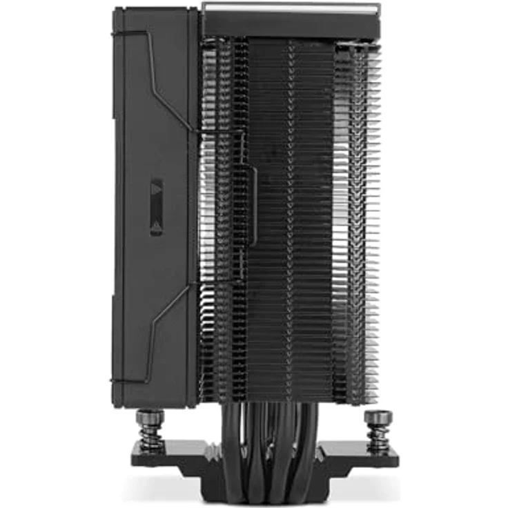 Nox Hummer H-400, CPU Kühler mit 4 Kupfer-Heatpipes, 155 mm, Schwarz, ultra-leise und hohe Kühlkapazität – Bild 4