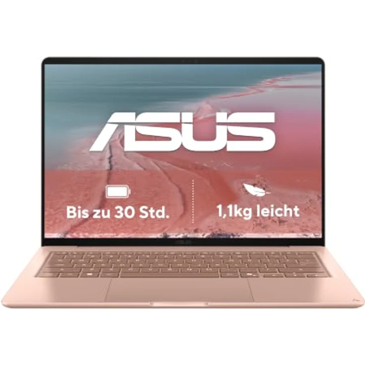 ASUS Zenbook 14 Coral UX3480QA-U1023W, 14 Zoll OLED Laptop mit Snapdragon X1, 16 GB RAM, 512 GB SSD, Windows 11 Home – Bild 1
