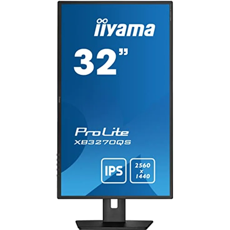 iiyama ProLite XB3270QS-B5 80cm 31,5" IPS LED-Monitor WQHD (DVI HDMI DP) Höhenverstellung schwarz – Bild 2