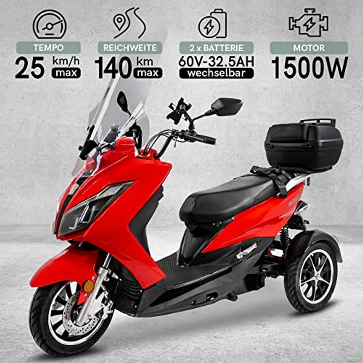 Dreirad Mofa 25 Km H