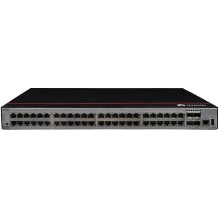 Huawei S5735-L48T4X-A1, Netzwerk Switch mit 48 x 10/100/1000BASE-T Ports, 4 x 10 Gigabit SFP+ Uplink, Layer 3 Switching, 132 Watt PoE+