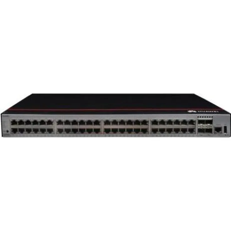 Huawei S5735-L48T4X-A1, Netzwerk Switch mit 48 x 10/100/1000BASE-T Ports, 4 x 10 Gigabit SFP+ Uplink, Layer 3 Switching, 132 Watt PoE+