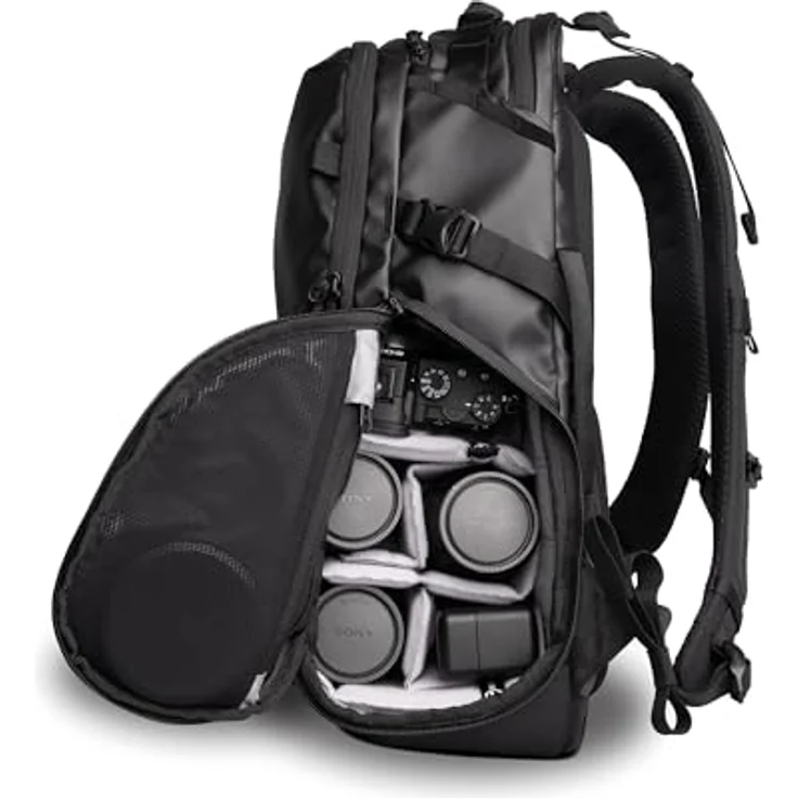 Wandrd STRATUS Photo 18 Black, Fotorucksack mit 18L Fassungsvermögen, modularer Innenraum und wasserabweisenden Materialien – Bild 4