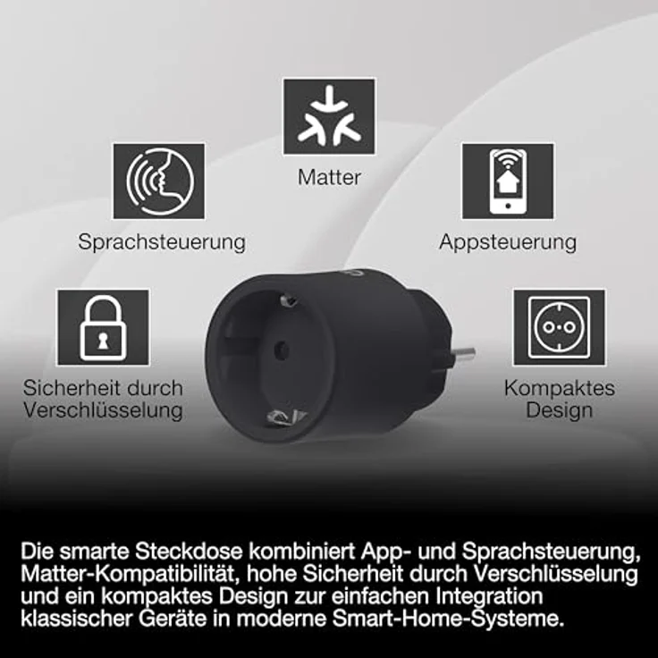 Osram Smart Plug HOMELIGHTING Smart+ Funk-Steckdose, 2300 W, Matter over WiFi, kompatibel mit Alexa, Google Home, iOS und Android – Bild 3