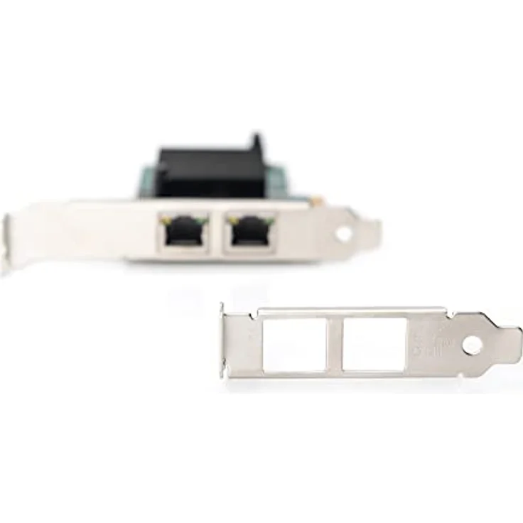 DIGITUS Gigabit PCIe Netzwerk-Karte - 2-Port RJ45 - Layer-2 - Intel Chipsatz 82575EB - 1-GBit-s - VLAN & Flow-Control – Bild 7