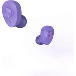 Hama Bluetooth Kopfhörer „Freedom Buddy“ (True Wireless, TWS, In Ear Kopfhörer, Wireless Kopfhörer, kabellos, Bass Boost, Kopfhörer kabellos, Earbuds, Sprachsteuerung, mit Ladebox) lila, Klein
