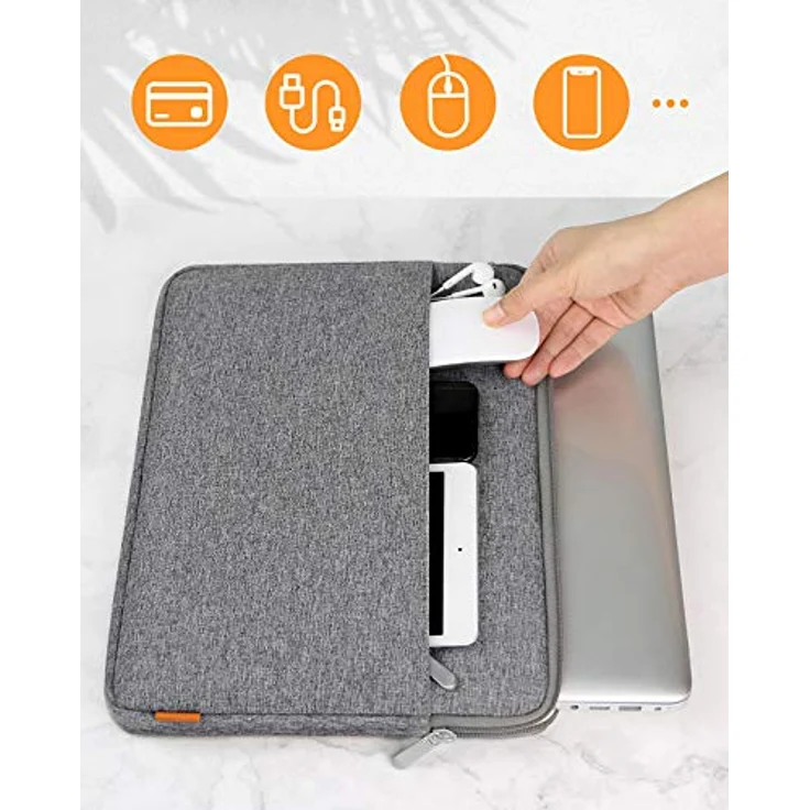 Inateck Laptop-Hülle 15.6 Zoll Laptoptasche Notebook Sleeve Schutzhülle, kompatibel mit den meisten 15-15.6 Zoll Laptops - Preisvergleich – Bild 3