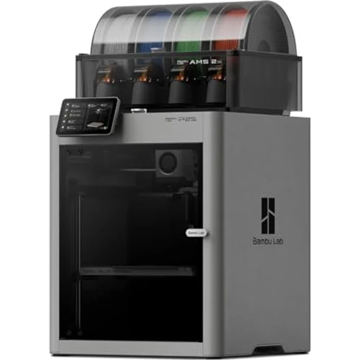 Bambu Lab P2S Combo 3D Drucker & AMS 2 Pro, 256 mm Druckbereich, Kunststoff- und Glasgehäuse, 14 kg – Bild 2
