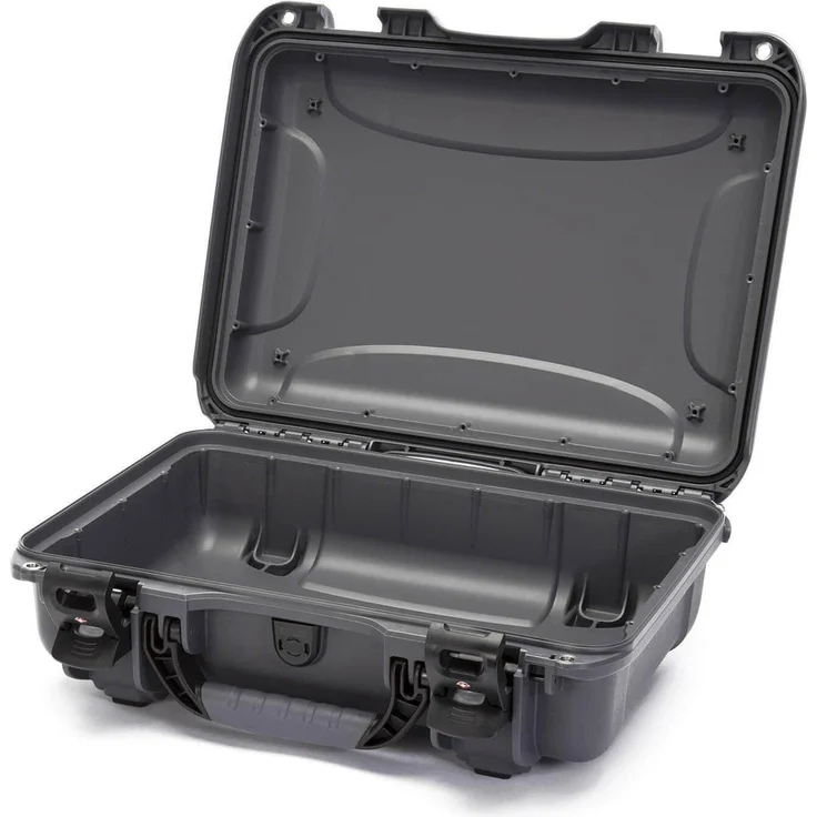 Nanuk Kunststoffkoffer 923 - leer Graphit, robuster Fotokoffer mit TSA-Verriegelung und 16.70 l Volumen, Grau