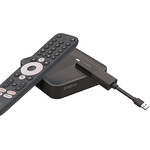 STRONG SRT 427, 2 IN 1 Smart TV Box mit Google TV, 4K UHD, integriertem WLAN und über 4.000 TV-Kanälen, Schwarz
