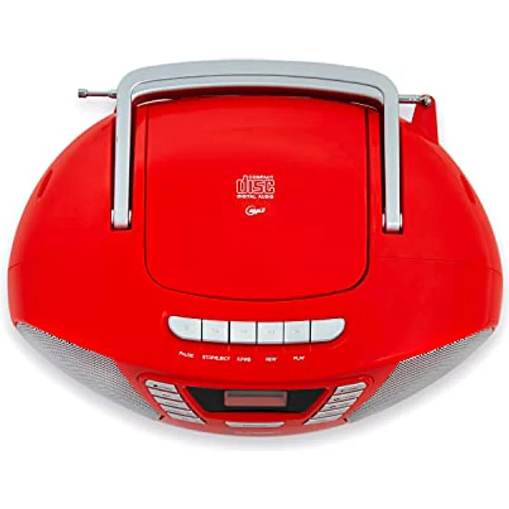 Blaupunkt B 120 RD tragbarer CD Player mit Bluetooth | Kassettenrekorder | Hörbuch Funktion | CD-Player mit USB | kleines CD-Radio | Aux In | PLL UKW Radio | Radio mit CD Spieler | Rot – Bild 3