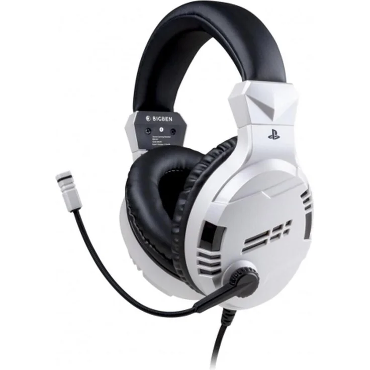 Nacon Gaming PS5OFHEADSETV3WHITE, Gaming Kopfhörer mit klarer Audioqualität, weiß