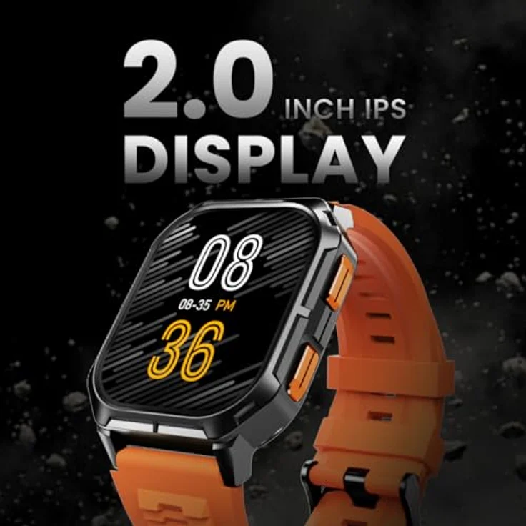 HiFuture FutureFit Ultra3 Smartwatch Orange (2" TFT Display, 100+ Sportmodi, IP68 wasserdicht) – Bild 3