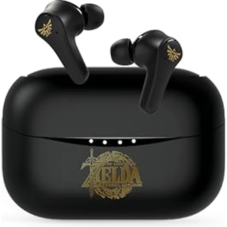 OTL TWS the Legend of Zelda: Tears of the Kingdom, Bluetooth Kopfhörer mit 6 Stunden Spielzeit, Schwarz – Bild 2