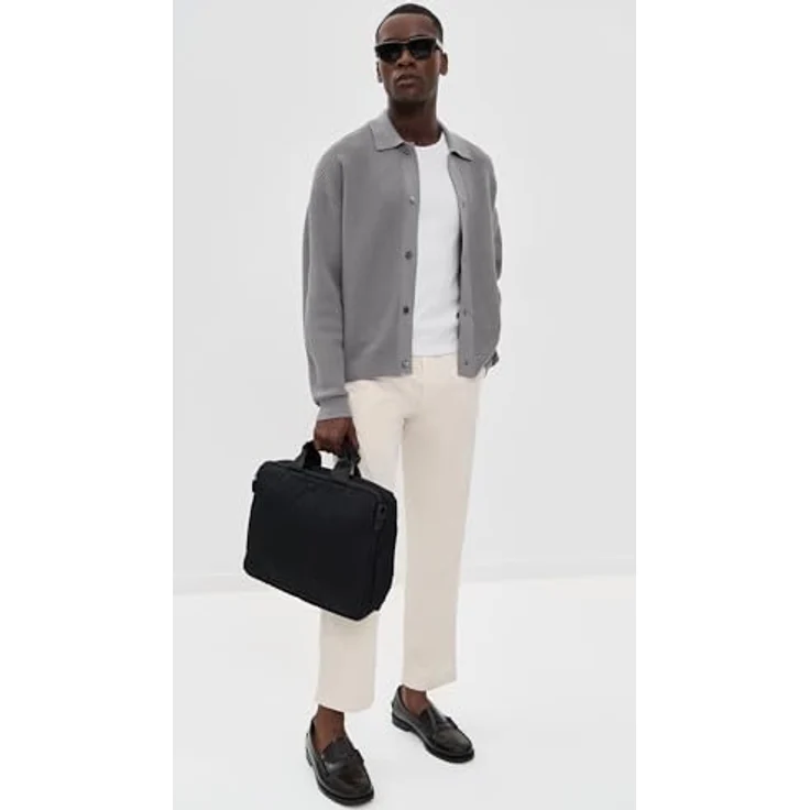 Sandqvist Go Briefcase, Aktentasche aus wasserabweisendem Polyester für Notebooks, Schwarz – Bild 3