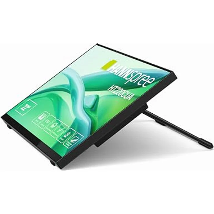 Hannspree HT220CUA, 54,5 cm (21,45") Multitouch-Monitor mit 10 Touchpunkten, 1920x1080 Full HD, USB Typ-C, HDMI, Lautsprecher, neigbar, VESA 100x100mm – Bild 3