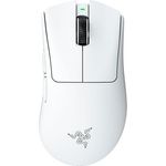 Razer DeathAdder V4 Pro, Ultraleichte kabellose ergonomische E-Sport Maus mit 57g, 2,4 GHz Hyperspeed, Focus Pro 45K Sensor, 8K Hz Polling, Mouse Switches Gen-4 | Weiß