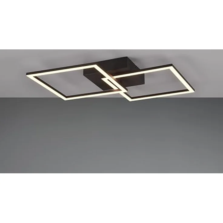 Reality Leuchten LED Deckenleuchte Trail R64492132, Metall Schwarz matt, 20 Watt LED, schwenkbar – Bild 2