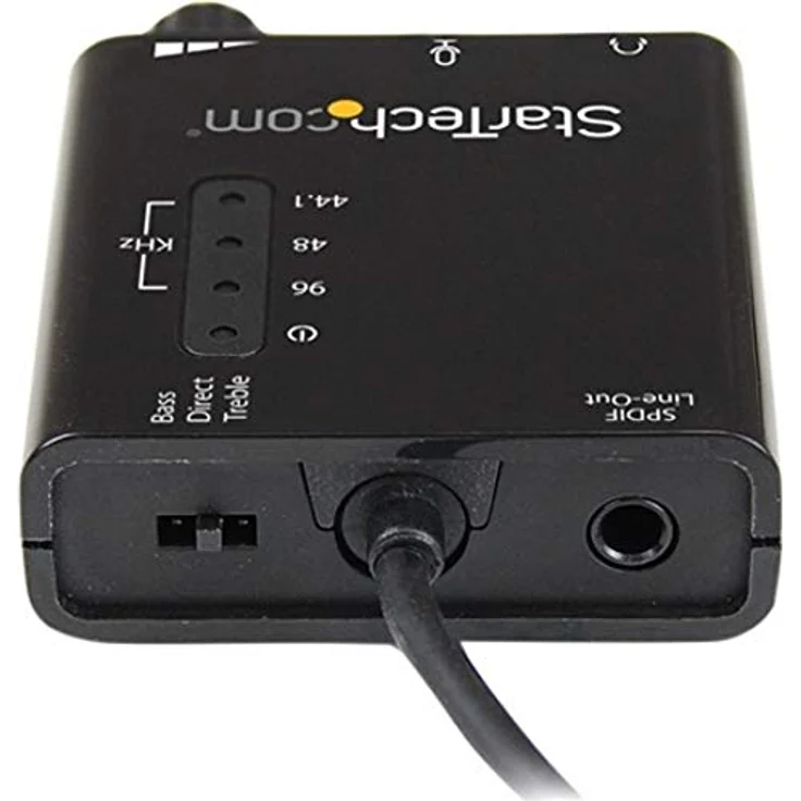 StarTech.com USB Audio Adapter - Externe USB Soundkarte mit SPDIF Digital Audio mit 2x 3,5mm Klinke - USB auf Audio Konverter - Schwarz - Preisvergleich – Bild 3
