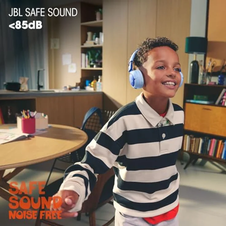 JBL Junior 320BT On-Ear-Kopfhörer (Adaptive Noise-Cancelling, A2DP Bluetooth) in drei fröhlichen Farben – Bild 2