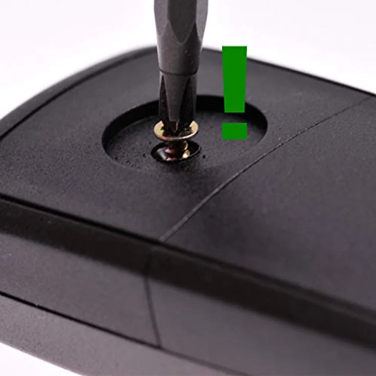 mt-key Auto Klapp Schlüssel Ersatz Gehäuse 2 Tasten mit Rohling und VARTA CR2032 Knopfzelle für OPEL Modelle Meriva, Astra J, Adam, Corsa E, Zafira – Bild 4