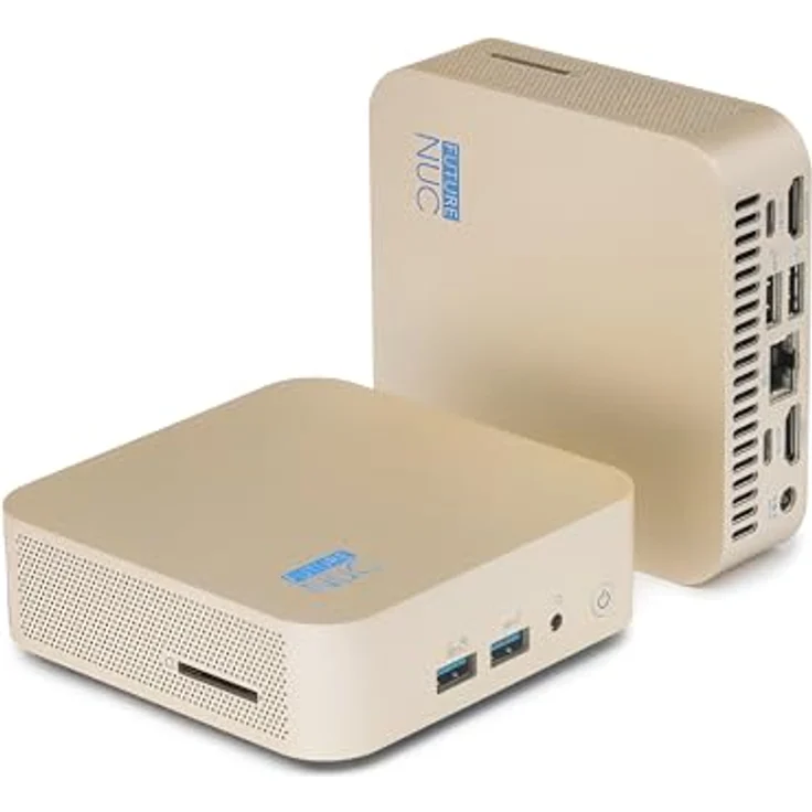 Concept FutureNUC Lux NUC 12i5HL-W11P-512/2x8W6E, Desktop-PC mit Intel Core i5-12450H, 16 GB RAM, 512 GB SSD, Windows 11 Pro, Metallgehäuse im "Apple-like" Design – Bild 1
