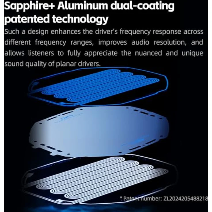 FiiO FT1 Pro Open-Back Planar Magnetic Wired Hi-Fi Kopfhörer für Zuhause, Studio, Aufnahme, hohe Empfindlichkeit in Schwarz – Bild 5