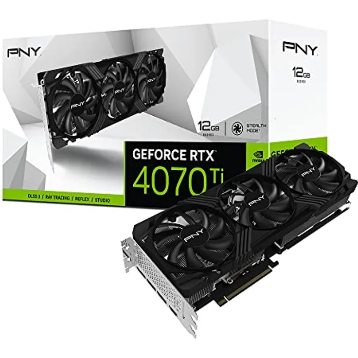 PNY GEFORCE RTX™ 4070Ti 12GB Verto DLSS 3 Triple Fan Grafikkarte