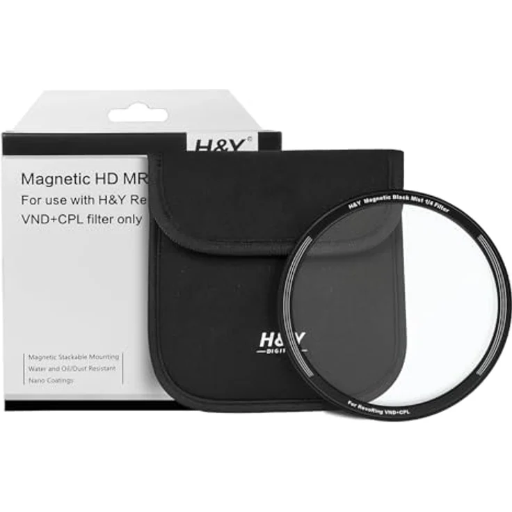 H&Y Magnetfilter ND4 für REVORING 58-77 mm, Lichtreduktion um 2 Blendenstufen, magnetisch haftend – Bild 7