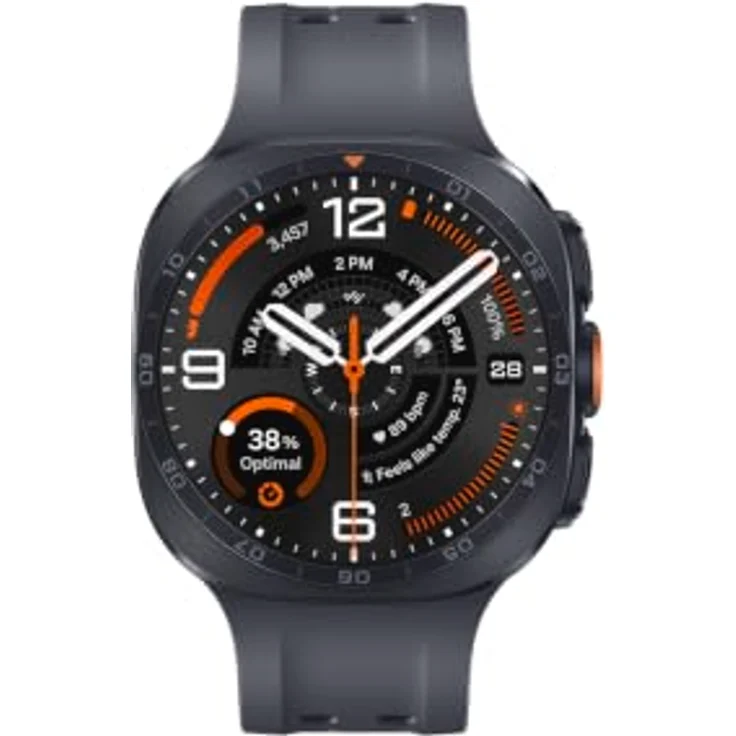 SAMSUNG Galaxy Watch Ultra2, 47 mm LTE Smartwatch mit Titan und Nitrilkautschuk, 90-140 mm, Titanium Gray – Bild 4