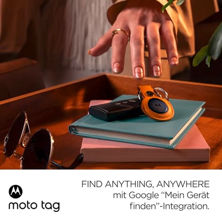 Motorola Moto Tag – Smart Tracker, Jade Green (Android 9+ kompatibel, Bluetooth 5.4, IP67 Wasserschutz, USB-C, Ultrabreitband, Finder für Schlüssel, Gepäck UVM) – Bild 2