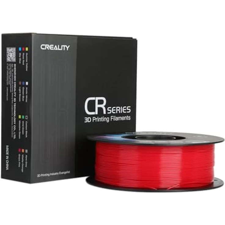 Creality 3D PETG 1 kg, Hochwertiges 3D-Druckmaterial in Rot (Polyéthylène Teréphtalate glycolisé) – Bild 2