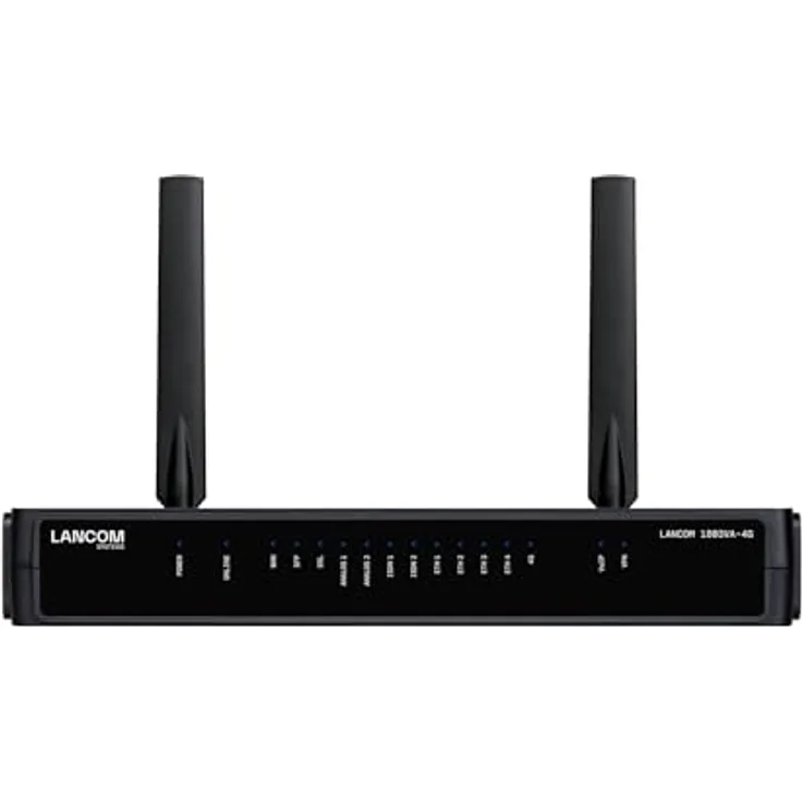 Lancom Systems 1803VA-4G, SD-WAN VoIP Gateway mit VDSL2/ADSL2+-Mod, Router, bis zu 300 Mbit/s, schwarz