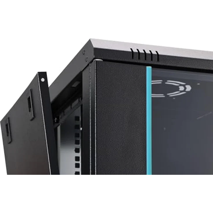 DIGITUS Wandgehäuse Dynamic-N Serie, 12HE unmontiert, 600x450 mm, schwarz, 19 Zoll Rack – Bild 12