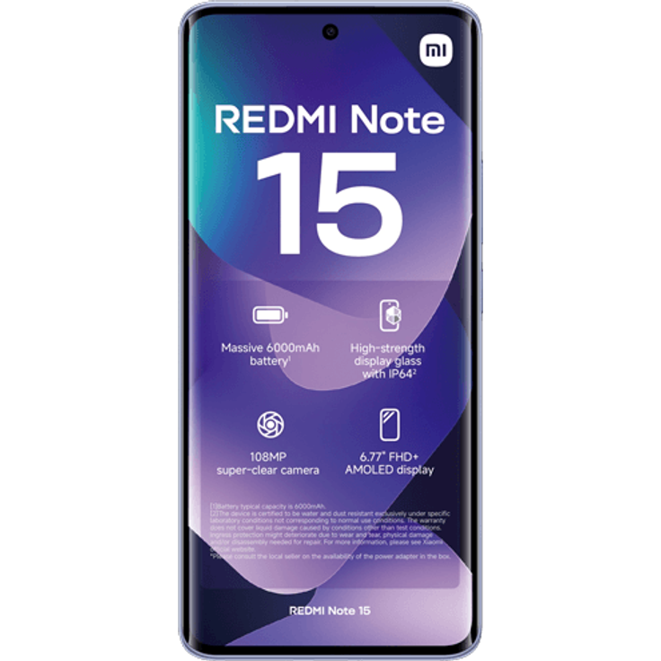 Xiaomi Redmi Note 15 8GB/256GB Lila – Bild 1