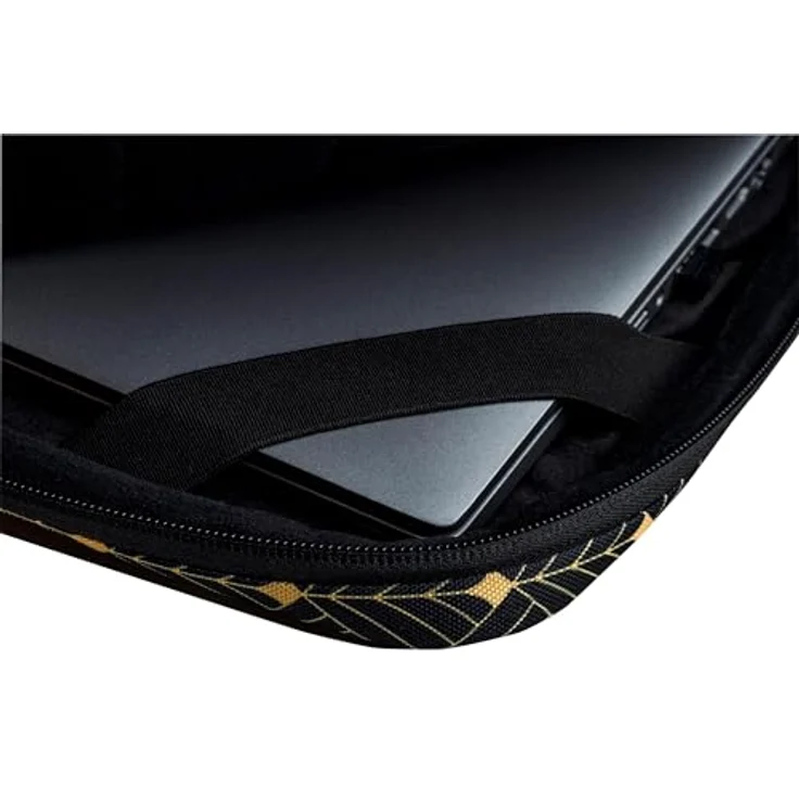 Exacompta Laptophülle NeoDeco (16", Universal), Notebooktasche aus recyceltem Polyester, wasserabweisend, schwarz – Bild 6
