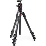 Manfrotto 4 Segment Carbon Stativ Kit, Fotostativ mit Kugelkopf mit Move Quick Release System, Professionelles Fotografie Zubehör Kit, Kamerastativ mit Kamerakopf