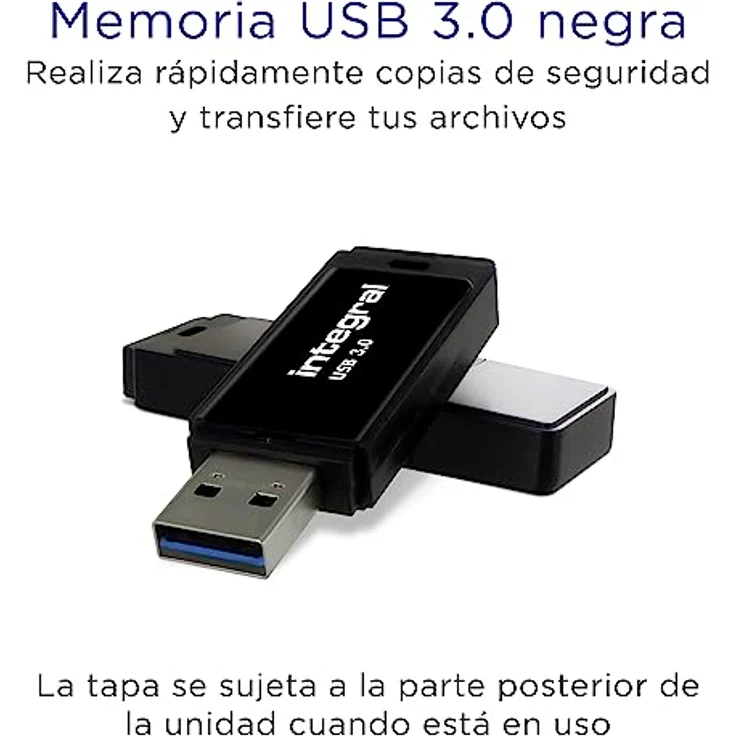 Integral 512GB Schwarz 3.0 USB Stick Memory Flash Drive | USB Stick Schlüsselanhänger – Bild 2