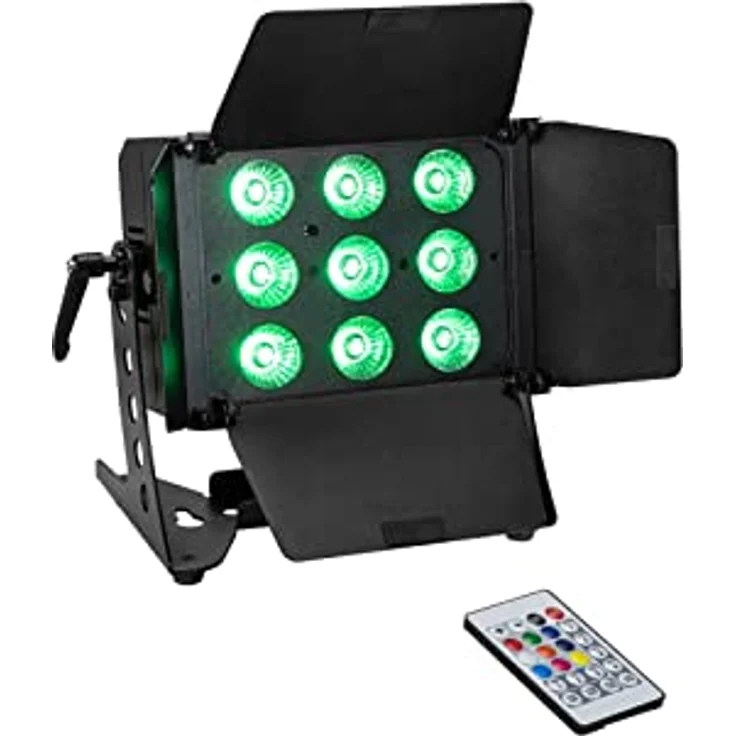 Eurolite Set 4x LED CLS-9 QCL RGB/WW, Scheinwerfer mit 9x7W Leistung und Case – Bild 2