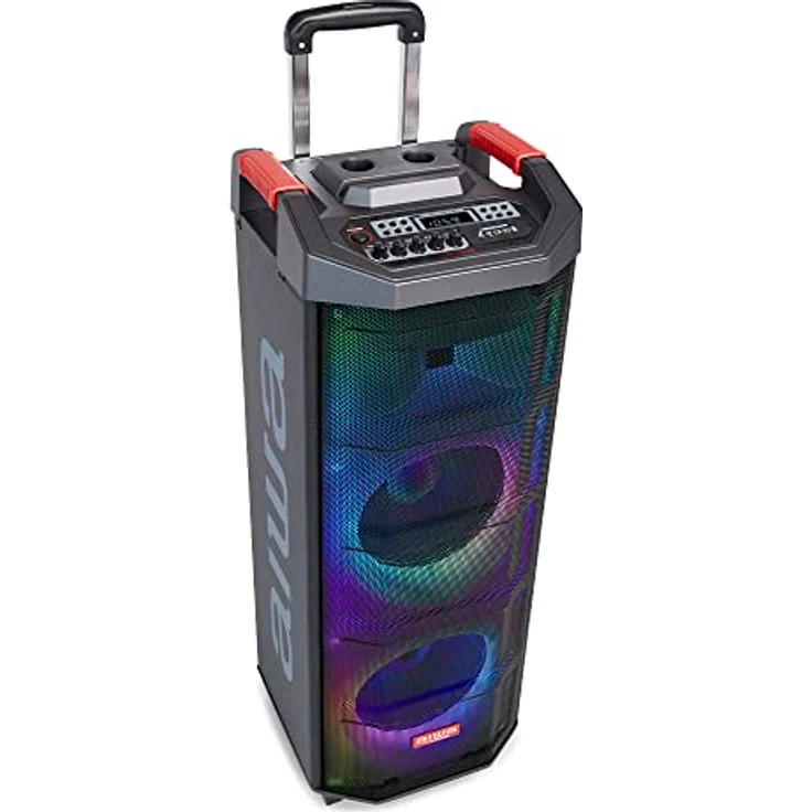 Aiwa Kbtus-710 / Altavoz para Fiestas mit RGBLED Party-Lautsprecher Beleuchtungssystem – Bild 3
