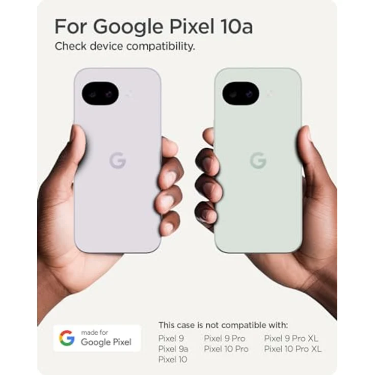 Spigen Ultra Hybrid MagFit für Google Pixel 10a, Transparente Hülle mit Anti-Vergilbung und MagSafe-Kompatibilität - Clear Graphite – Bild 2