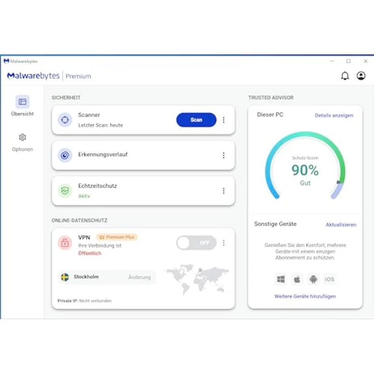 Malwarebytes Premium, Antiviren- und Antischadsoftware, 2 Geräte, 18 Monate, Aktivierungscode per Email, für Windows/Mac/iOS/Android/Chrome – Bild 7