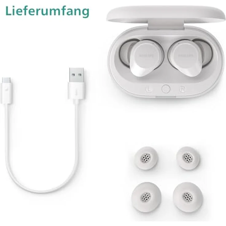 Philips TAT1209 Kopfhörer (Freisprechfunktion, Rauschunterdrückung, Sprachsteuerung, True Wireless, Bluetooth) – Bild 3