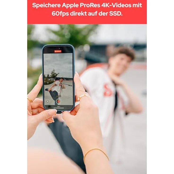VERBATIM SnapBack SSD, externe magnetische Festplatte mit 512 GB, Mocha Metallic, 20 Gbps, MagSafe-kompatibel, Nero Backup-Software – Bild 6