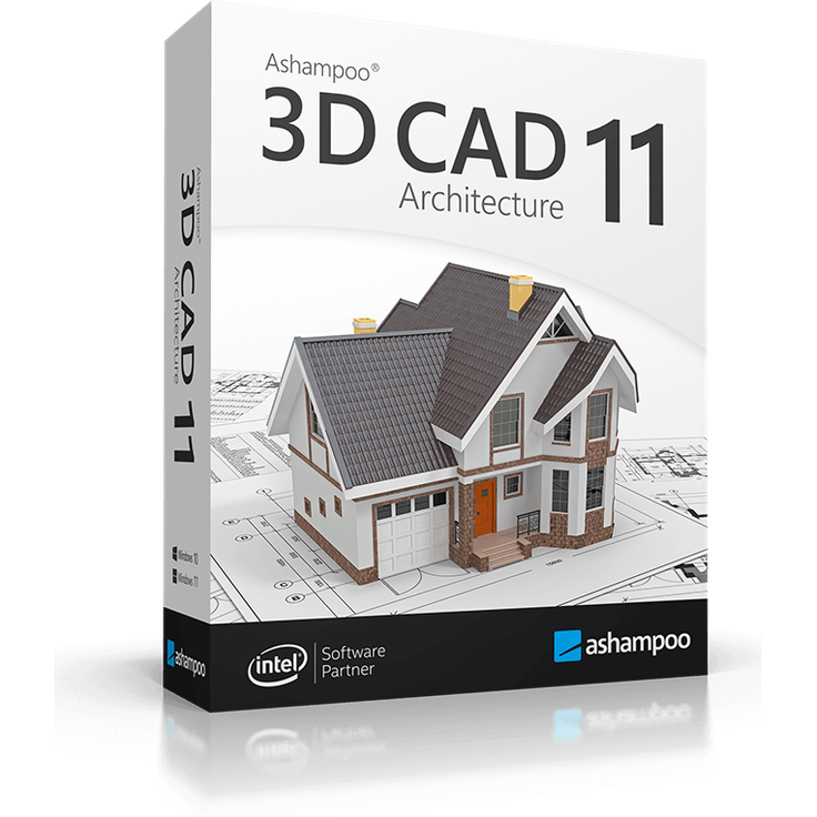 Ashampoo 3D CAD Architecture 11, CAD-Software für professionelle Architektur- und Bauprojekte, intuitive Benutzeroberfläche