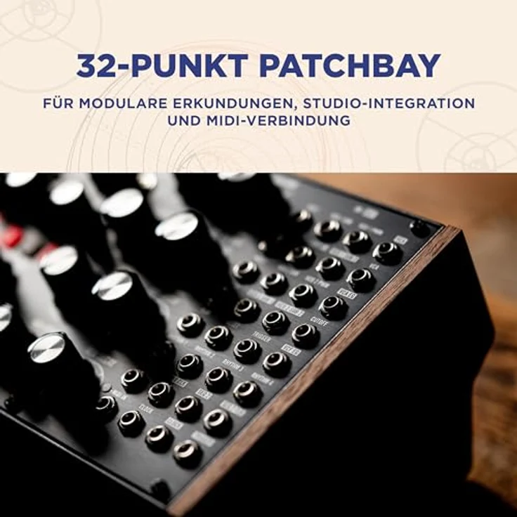 Moog Subharmonicon, halbmodularer Analog-Synthesizer mit zwei Hauptoszillatoren, vier Suboszillatoren und 24dB Lowpass-Filter, Schwarz – Bild 6