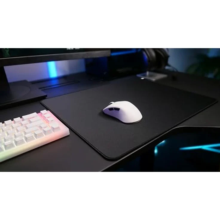 CHERRY XTRFY GP5, Gaming-Mauspad aus Stoff in L (460 x 400 x 4 mm), Glattes Speed-Pad für Präzision, Vernähte Kanten, Rutschfest, Maschinenwaschbar, Schwarz – Bild 5