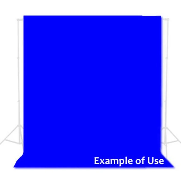 DYNASUN Fotostudio Stoff Hintergrund Pro W003 2,8x4,0 Blau Stoffhintergrund Dicke Baumwolle 140g/sqm – Bild 3